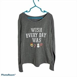 Grayson Social Wish Everyday Was Christmas T-shirt XL
